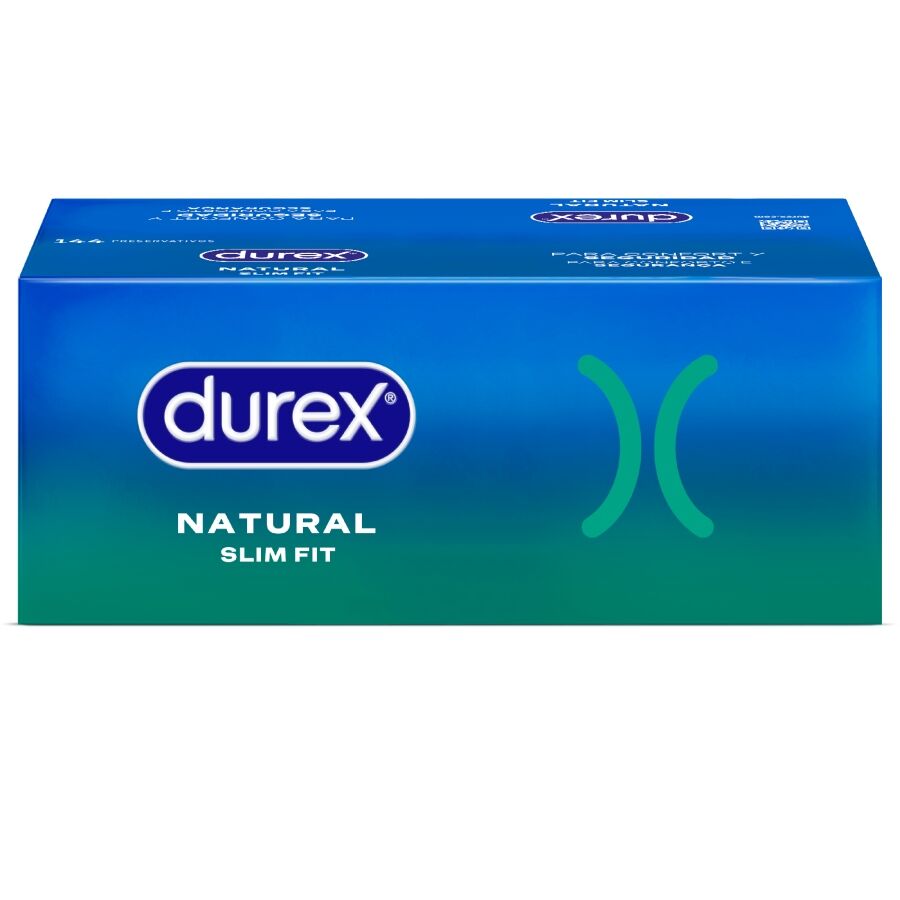 Durex Natural Slim Fit Basic 144 pezzi - Preservativi - vista laterale