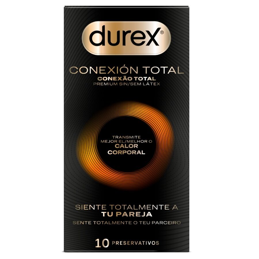 Durex Total Connection Ultra Fine Plus Senza Lattice 10 pezzi - Preservativi, kit da 3