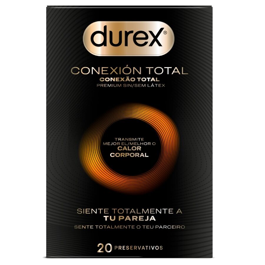 Durex Total Connection Ultra Fine Plus Senza Lattice 10 pezzi - Preservativi, kit da 3