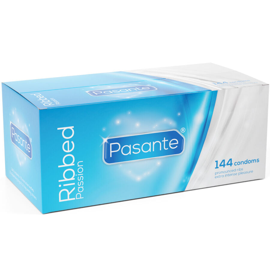 Pasante Ribbed Passion Scatola 144 pezzi - Preservativi