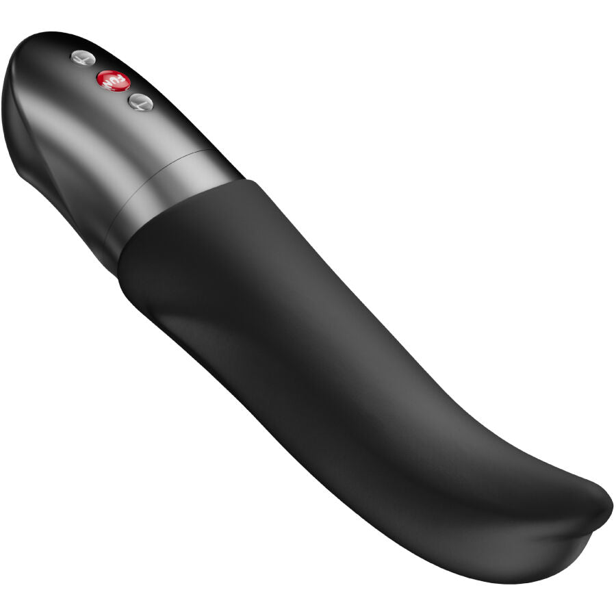 Fun Factory Diva Dolphin - Massaggiatore curvo, colore nero - vista laterale