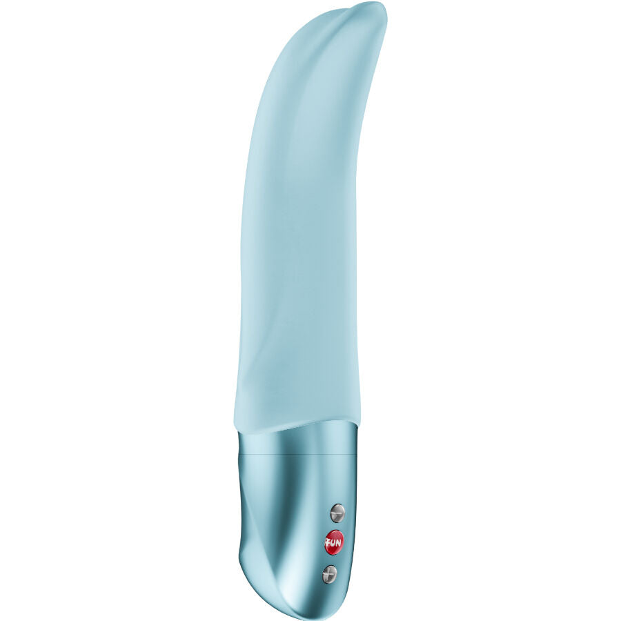 Fun Factory Diva Dolphin - Massaggiatore curvo, colore blu ghiaccio