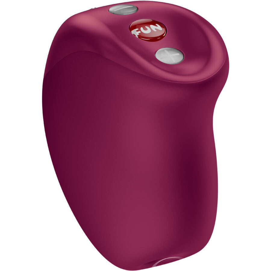 Fun Factory Mea Air Pulse - Massaggiatore ad aria pulsata, colore rosso vino - vista laterale