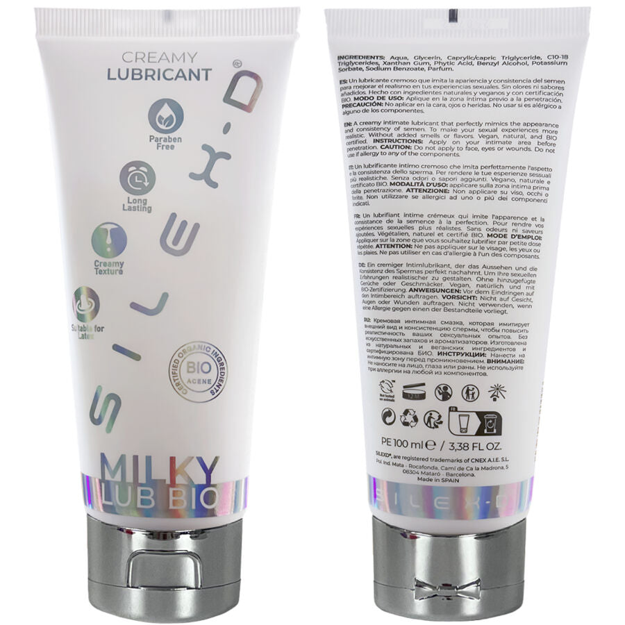 Silexd Bio Cremoso 100 ml - Lubrificante, kit da 3 - dettaglio