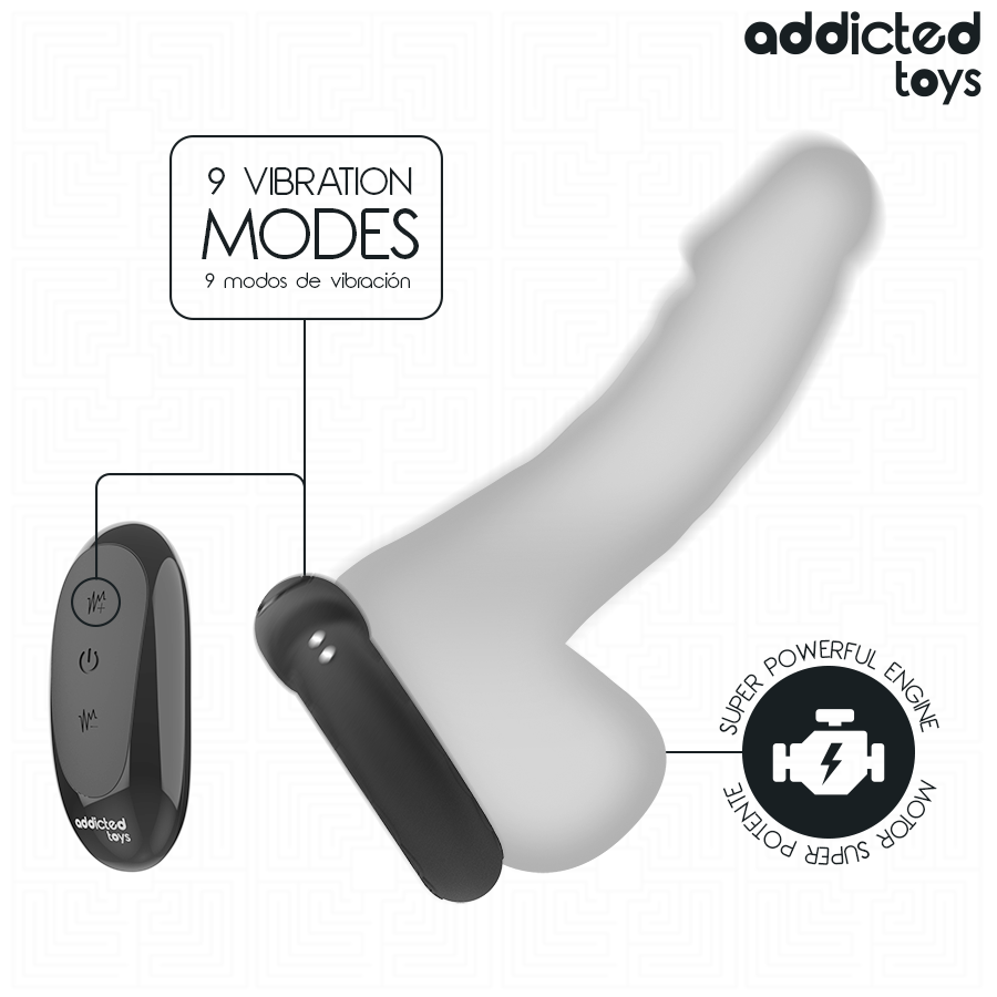 Addicted Toys Effetto Riscaldante - Anello per uomo - in mano per le dimensioni