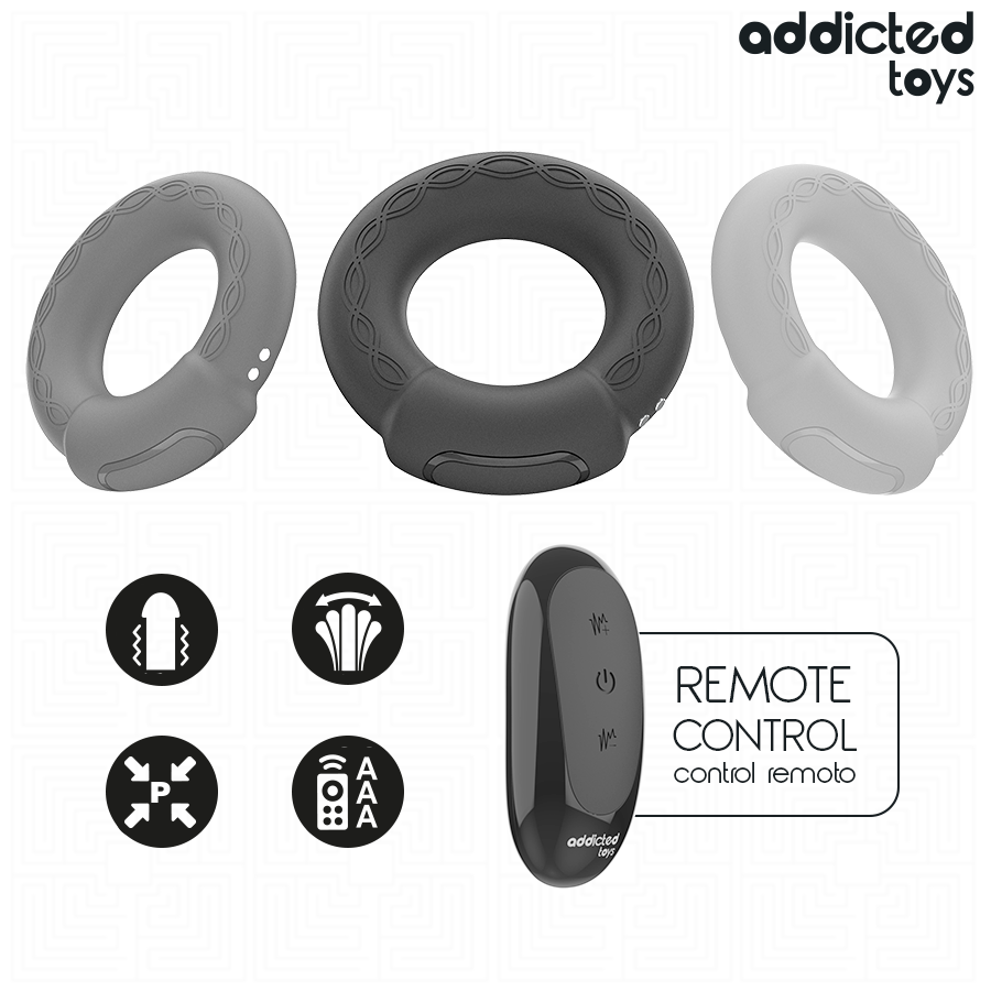 Addicted Toys Effetto Riscaldante - Anello per uomo - vista frontale