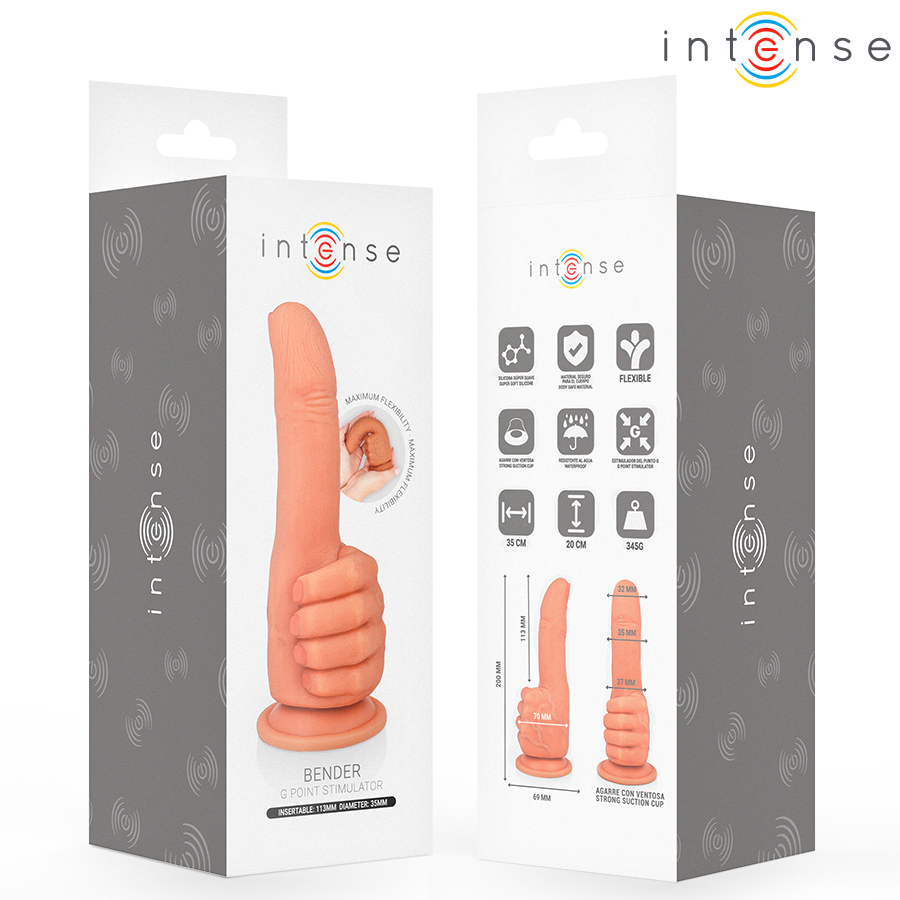 Intense Bender - Accessorio intimo - in mano per le dimensioni
