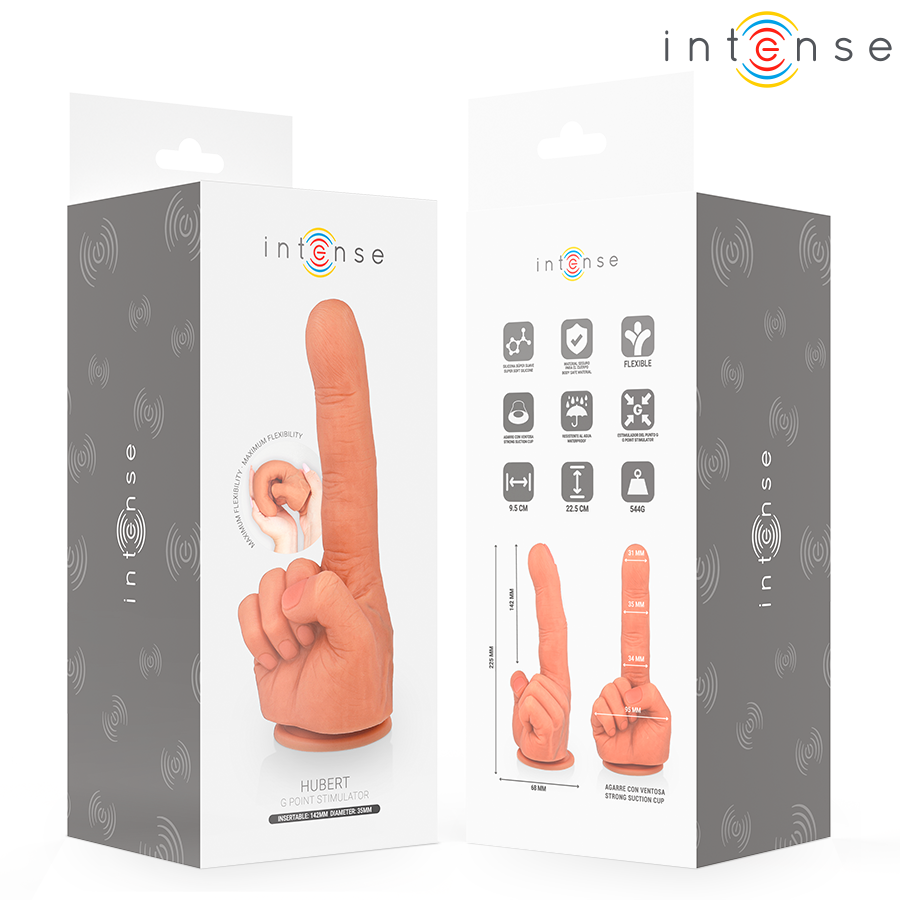 Intense Hubert - Accessorio intimo - in mano per le dimensioni