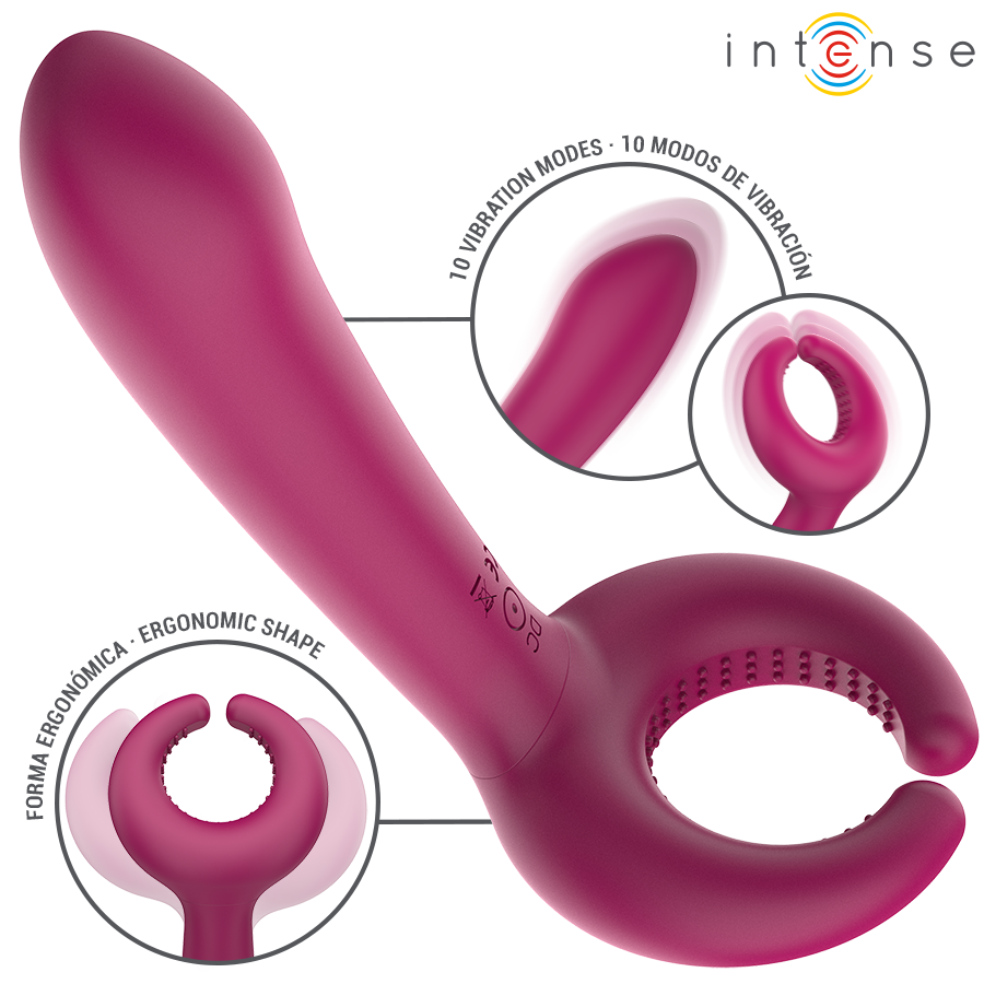 Intense Rowan Inclusive - Massaggiatore di coppia - nella confezione