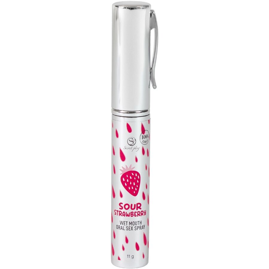 Secretplay Sesso Orale Alla Fragola Acida - Accessorio intimo - vista laterale