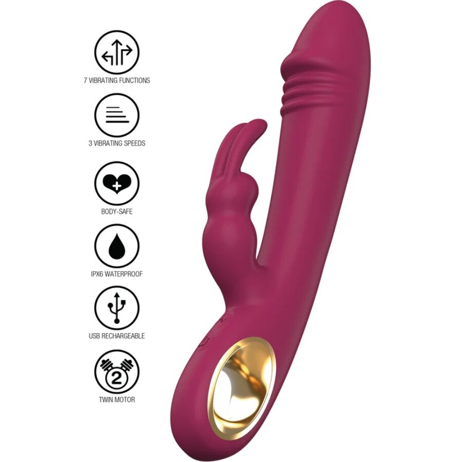 Toyjoy Taygeta - Massaggiatore doppio - vista laterale