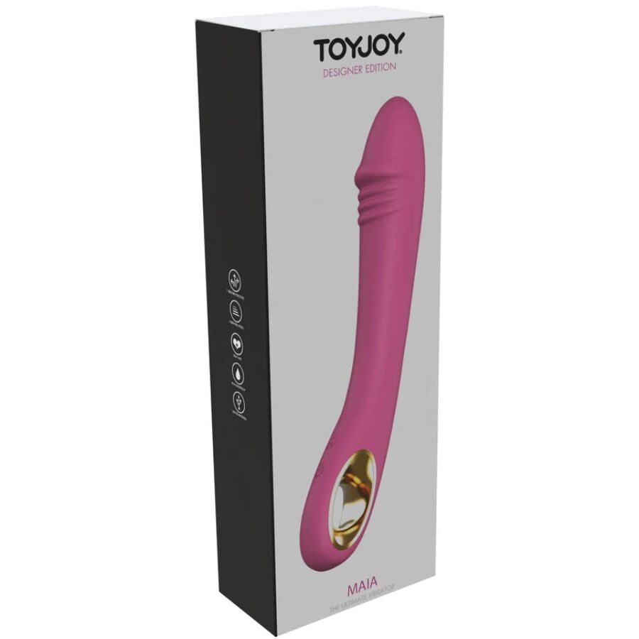 Toyjoy Maia - Massaggiatore curvo - in mano per le dimensioni