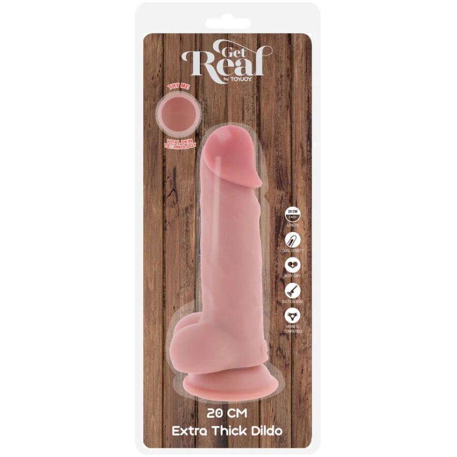 Get Real Deluxe - Accessorio intimo - in mano per le dimensioni