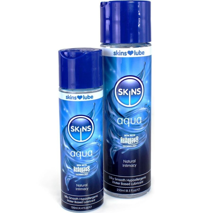 Skins Aqua 250 ml - Lubrificante, kit da 3 - vista laterale