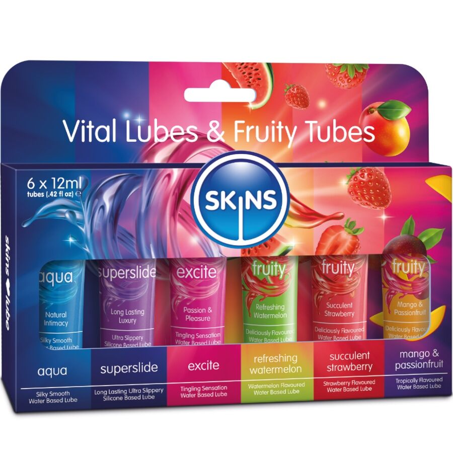 Skins Kit Lubrificanti Vitali 12 ml - Lubrificante, kit da 3