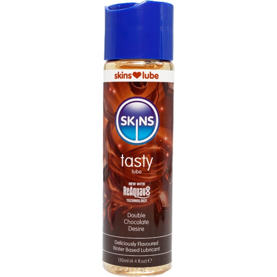 Skins Gustoso 130 ml - Lubrificante, kit da 3, colore cioccolato