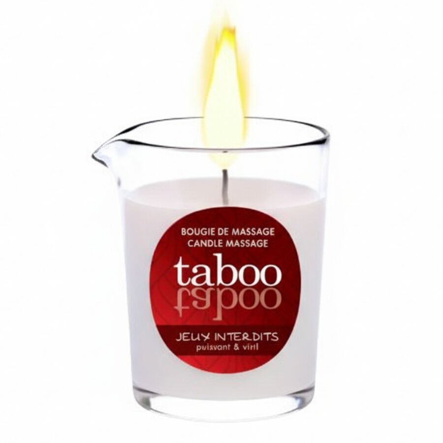 Ruf Taboo Candela - Olio da massaggio, kit da 3 - vista laterale