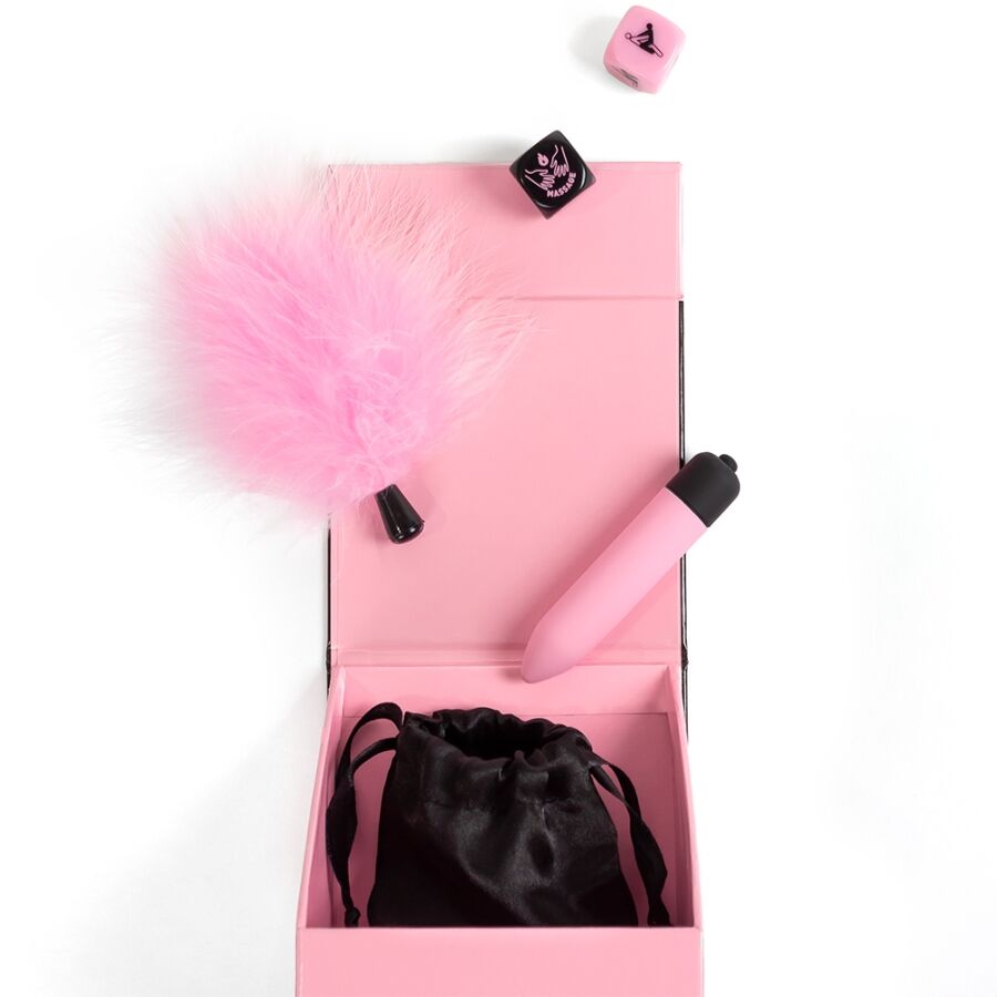 Secret Play Pleasures Box - Gioco per la coppia - in mano per le dimensioni