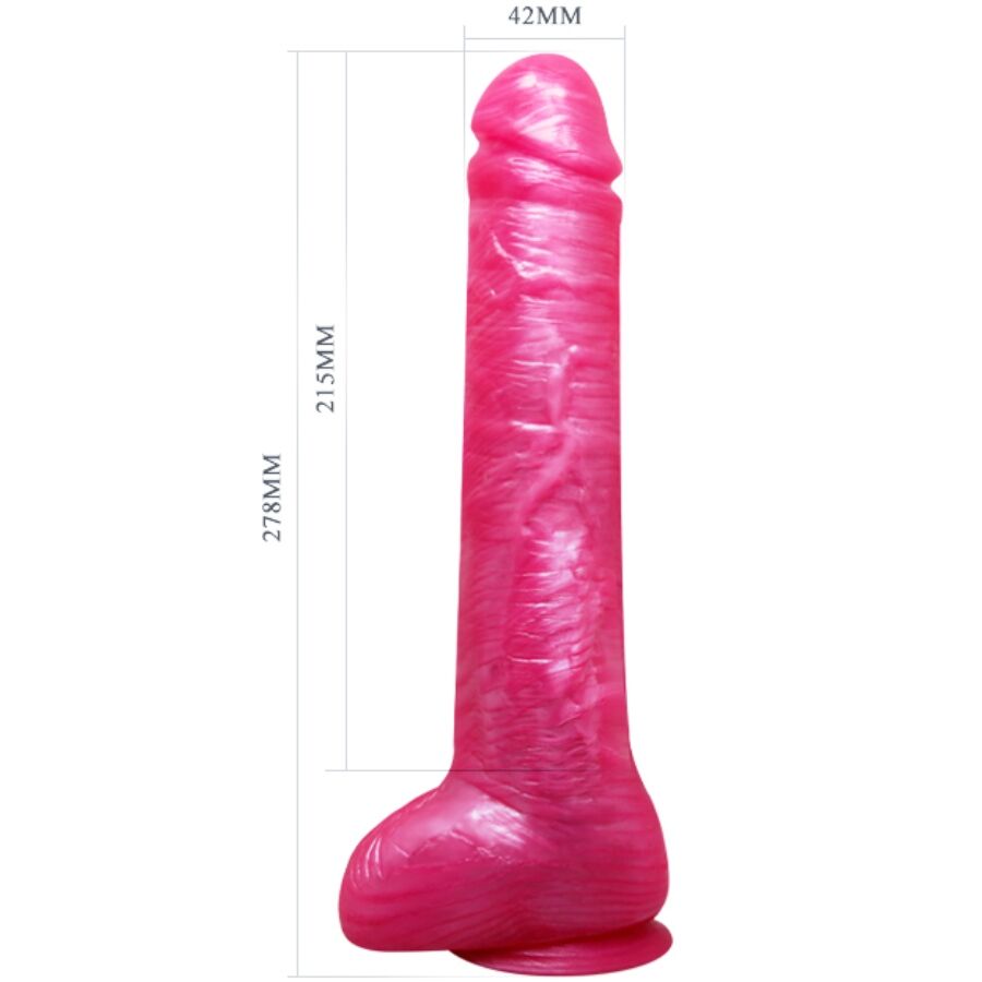 Baile Dong - Accessorio intimo, colore rosa ventosa - in mano per le dimensioni