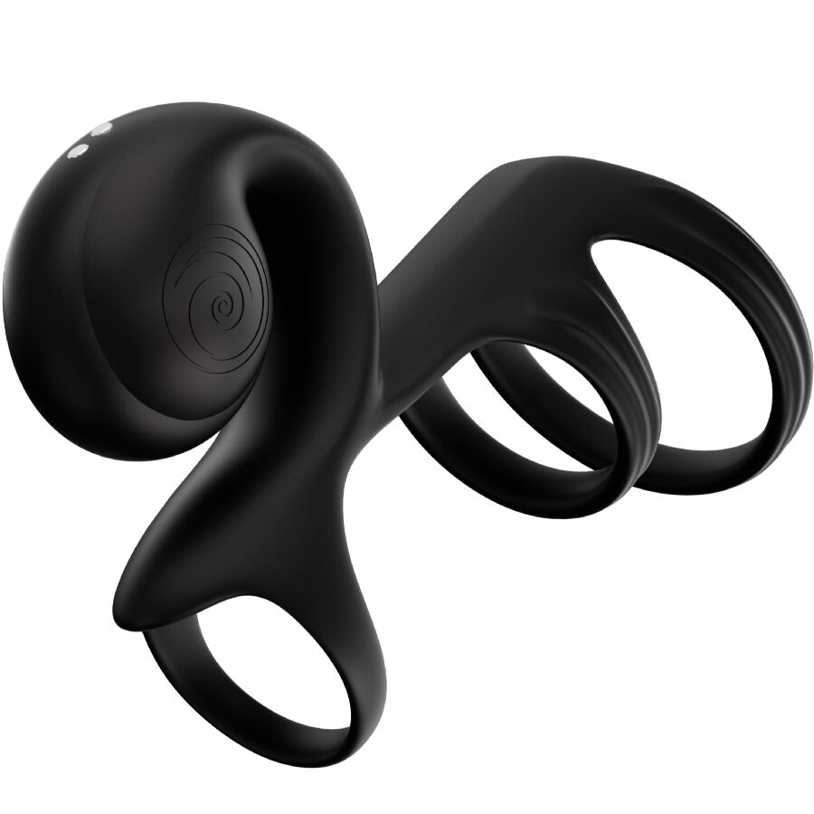 Snail Vibe Jovi Arc Couple Ring - Anello per uomo, colore nero