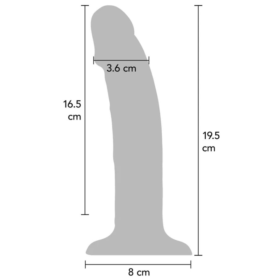 Get Real 19 5 CM - Accessorio intimo, colore viola - dettaglio