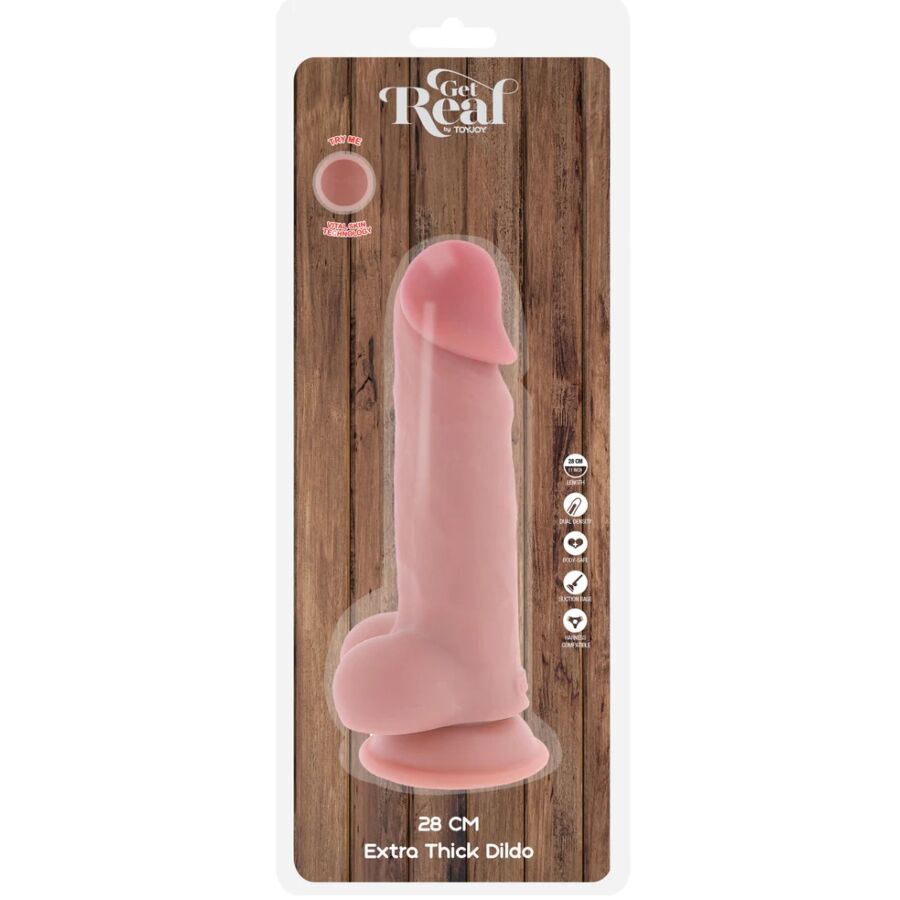Get Real Deluxe - Accessorio intimo - in mano per le dimensioni