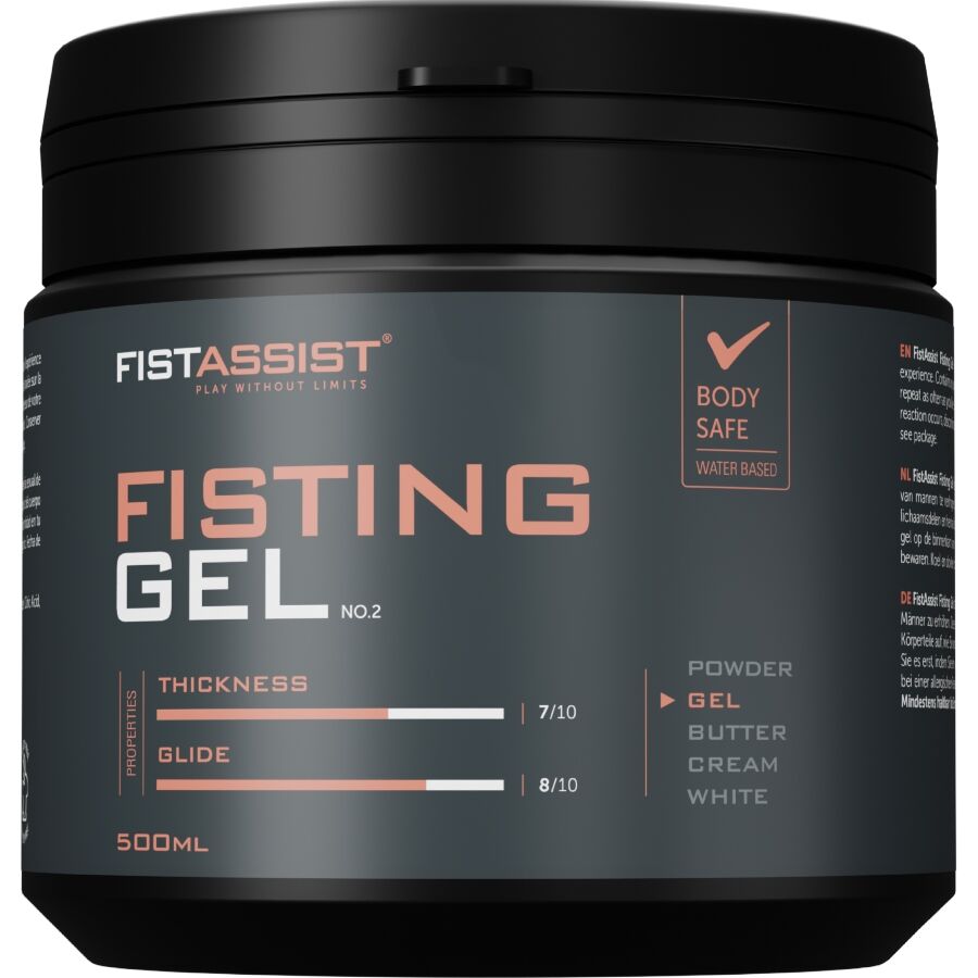 Cobeco Fist Assist Fisting Gel 500 ml - Lubrificante, kit da 3