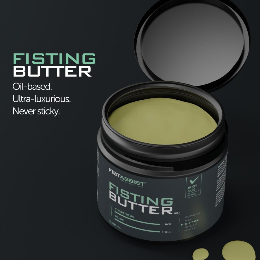 Cobeco Fist Assist Butter 500 ml - Olio da massaggio, kit da 3 - dettaglio