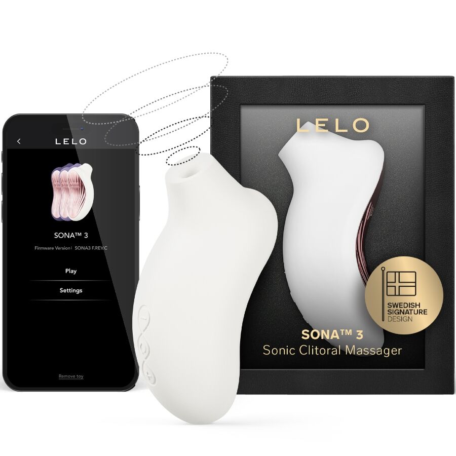 LELO Sona 3 - Massaggiatore, colore bianco