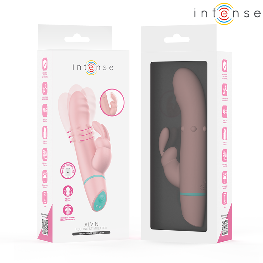 Intense Rotante Alvin - Massaggiatore doppio - dettaglio