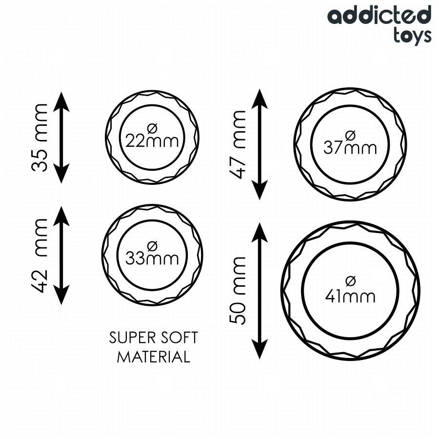Addicted Toys Anelli - Anello per uomo, colore standard - in mano per le dimensioni