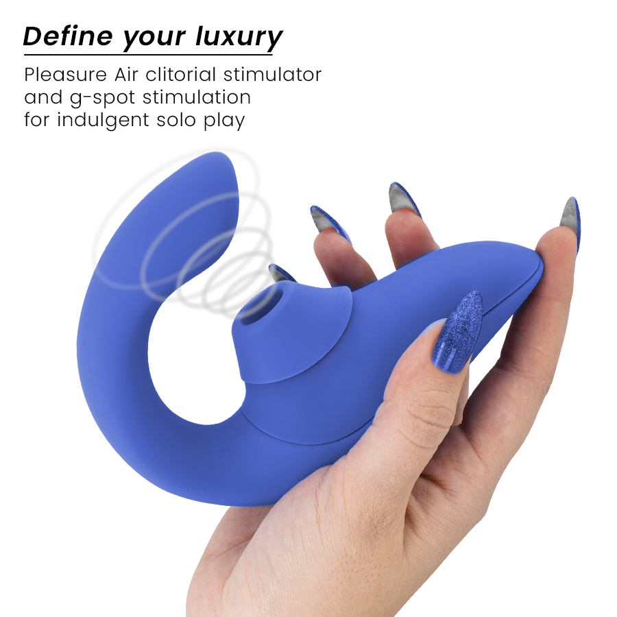 Womanizer Blend - Massaggiatore ad aria pulsata, colore vibrator blu - dettaglio