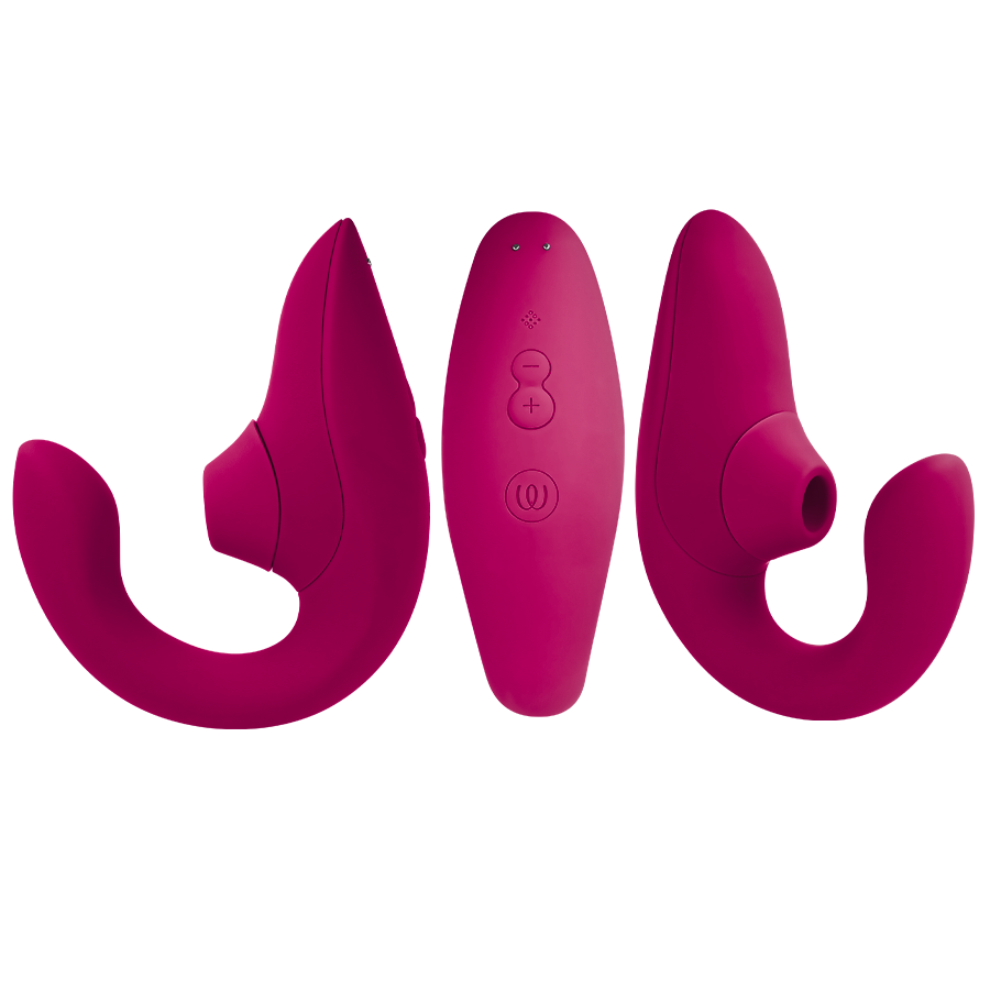 Womanizer Blend - Massaggiatore ad aria pulsata, colore rosa - retro