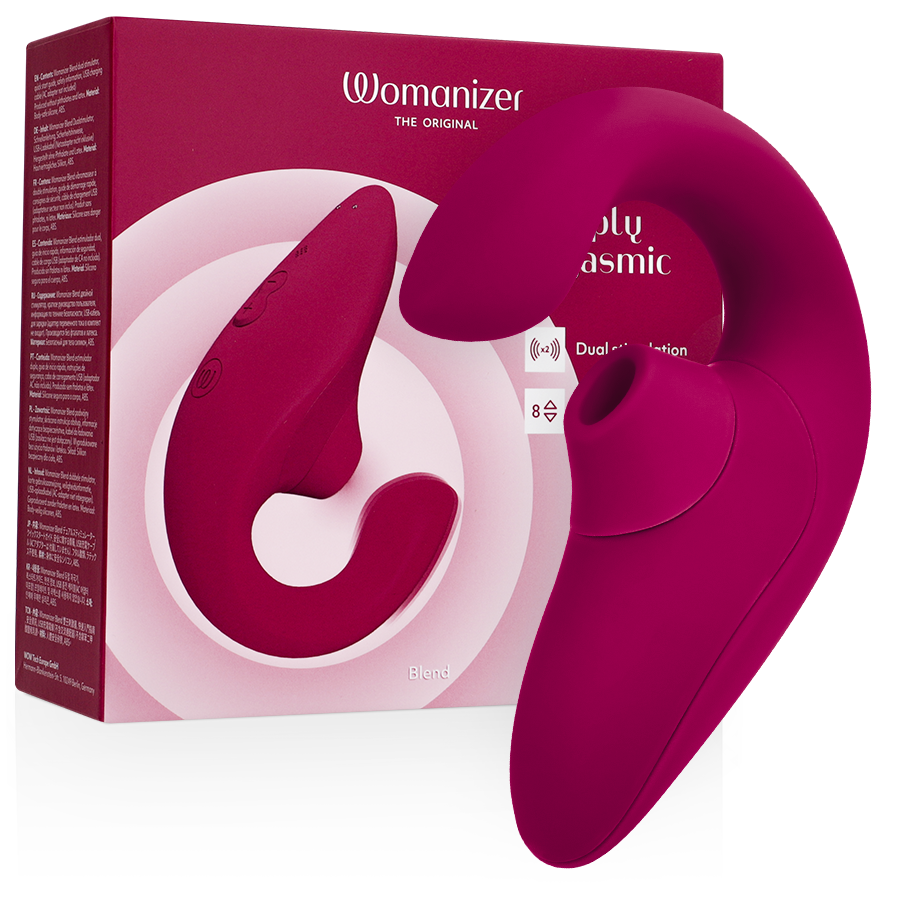 Womanizer Blend - Massaggiatore ad aria pulsata, colore rosa