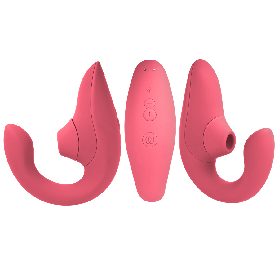 Womanizer Blend Vibrant Rose - Massaggiatore ad aria pulsata - in mano per le dimensioni