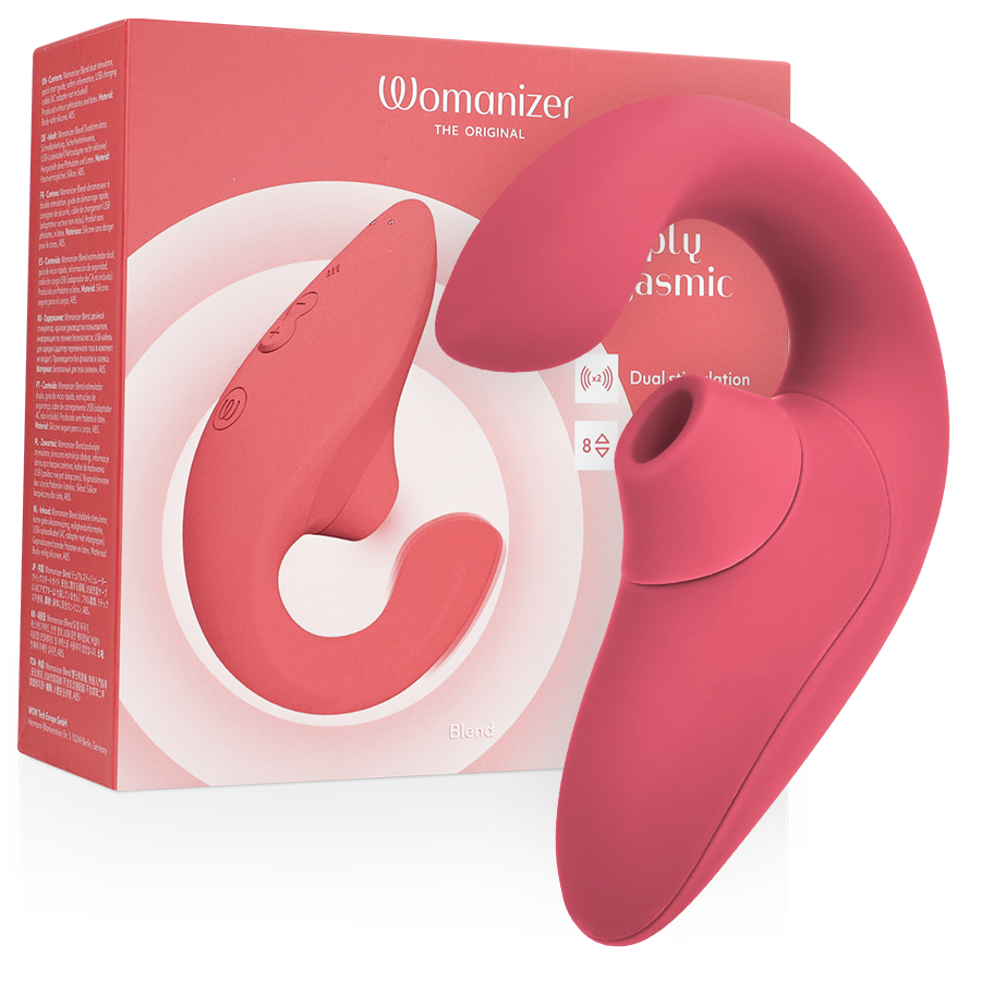 Womanizer Blend Vibrant Rose - Massaggiatore ad aria pulsata