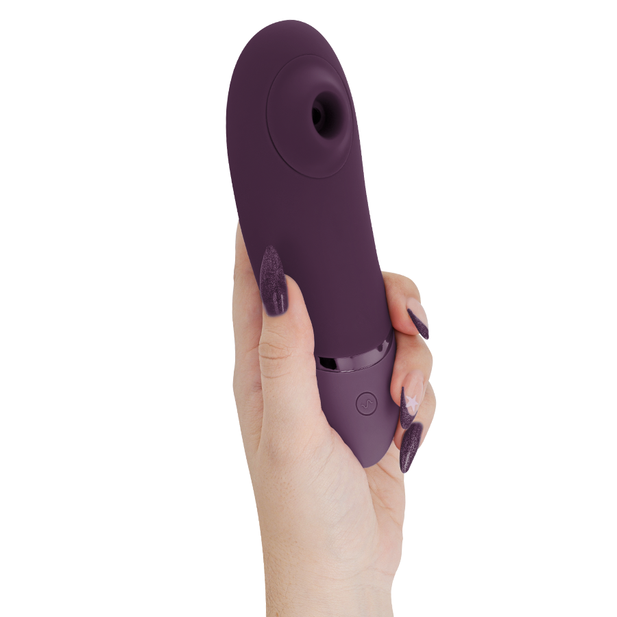 Womanizer Next - Massaggiatore ad aria pulsata, colore viola scuro - vista frontale