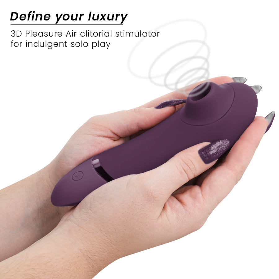 Womanizer Next - Massaggiatore ad aria pulsata, colore viola scuro - retro
