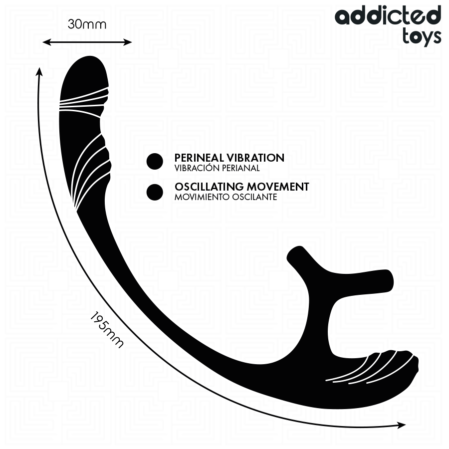 Addicted Toys Plug - Accessorio intimo, colore standard - in mano per le dimensioni