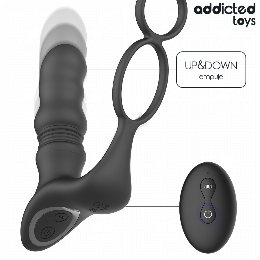 Addicted Toys Prostatico UP Down - Anello per uomo - in mano per le dimensioni