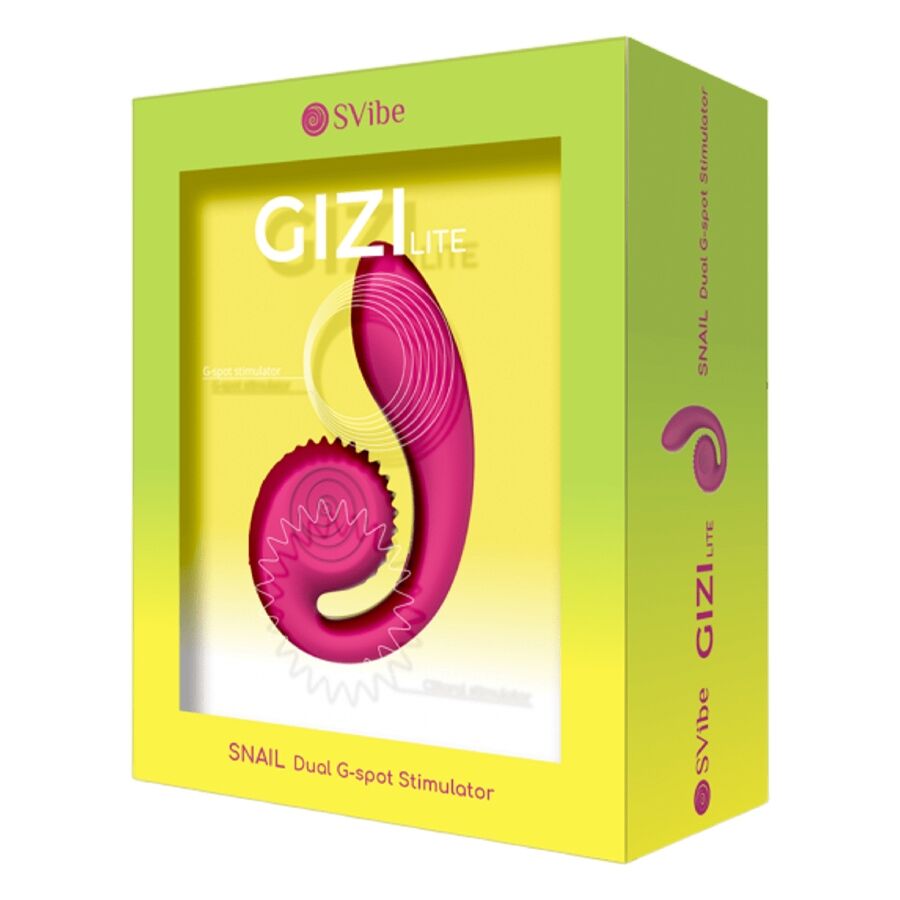 Snail Vibe Gizi Lite - Massaggiatore curvo, colore rosa - nella confezione