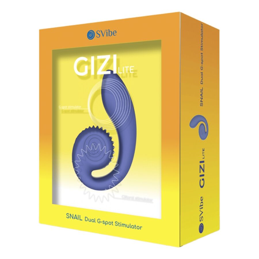 Snail Vibe Gizi Lite - Massaggiatore curvo, colore viola - nella confezione
