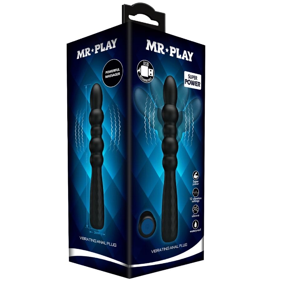 Mr Play Plug - Accessorio intimo, colore standard - in mano per le dimensioni