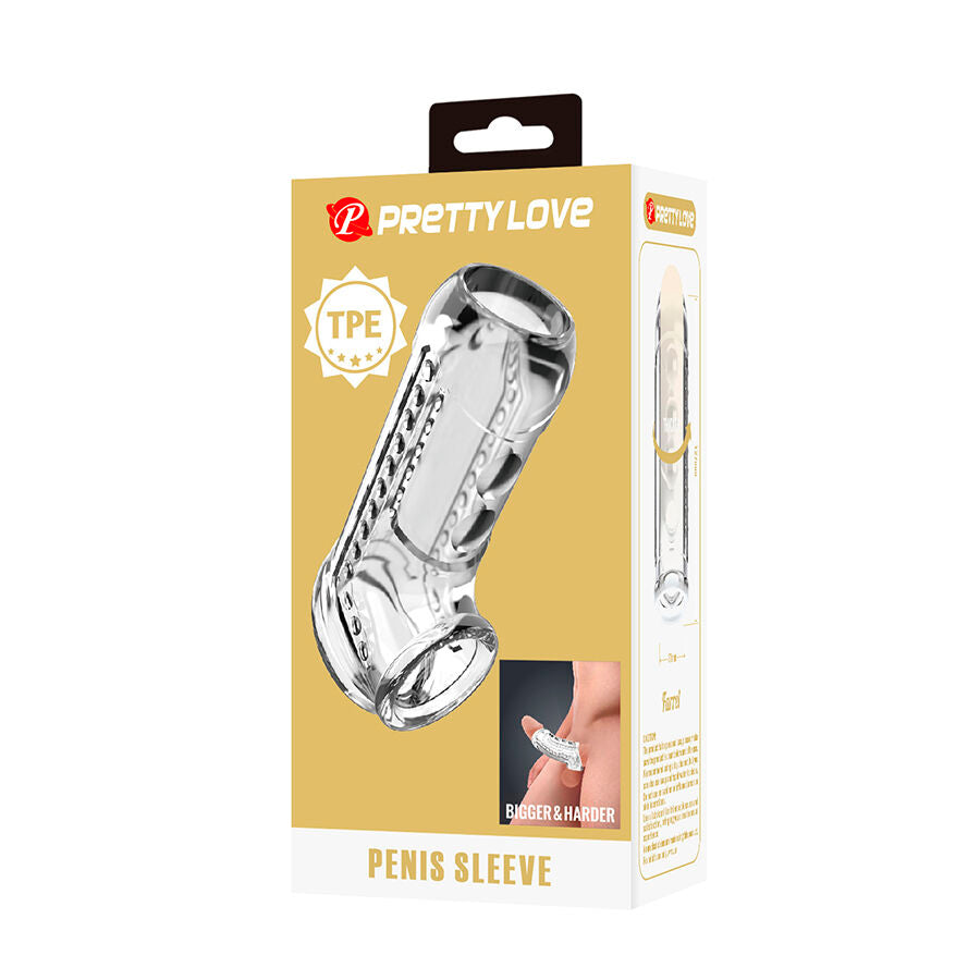 Pretty Love Guaina - Accessorio intimo, colore trasparente texture - vista laterale