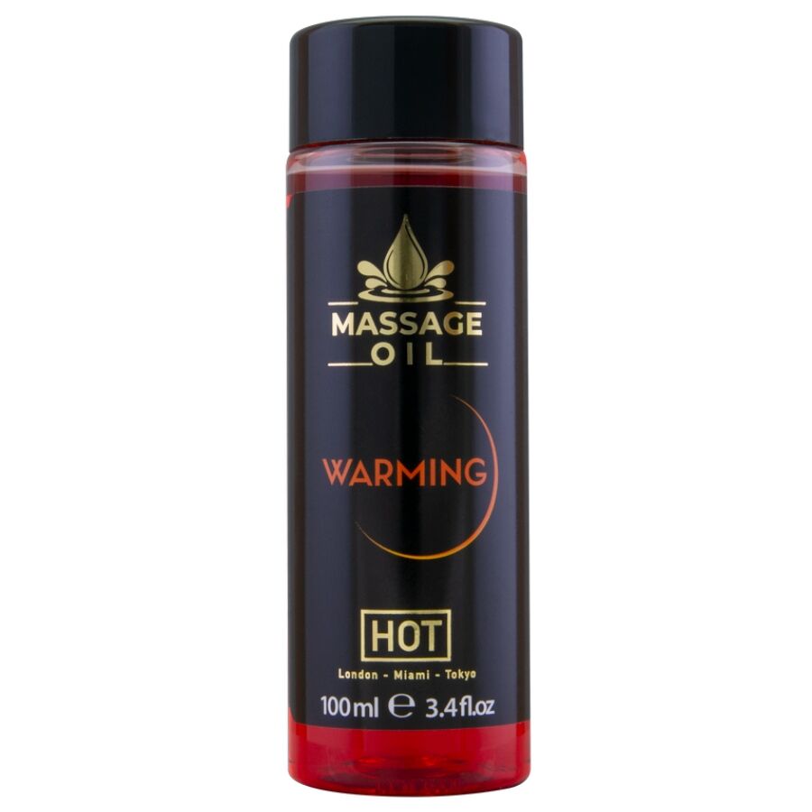Hot Riscaldante 100 ml - Olio da massaggio, kit da 3