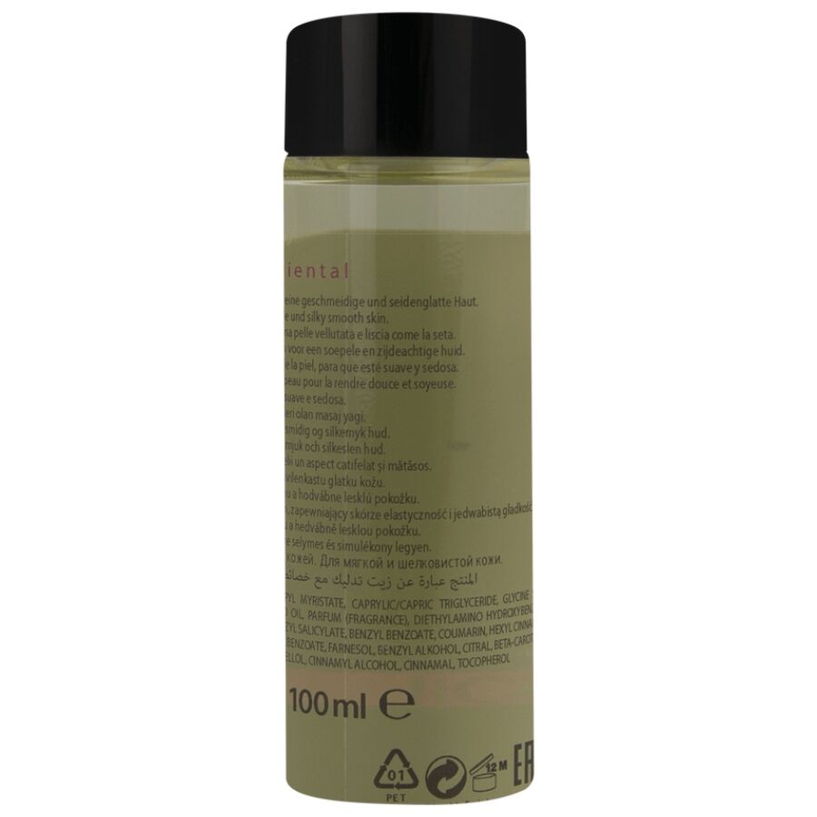 Hot Orientale 100 ml - Olio da massaggio, kit da 3 - vista laterale