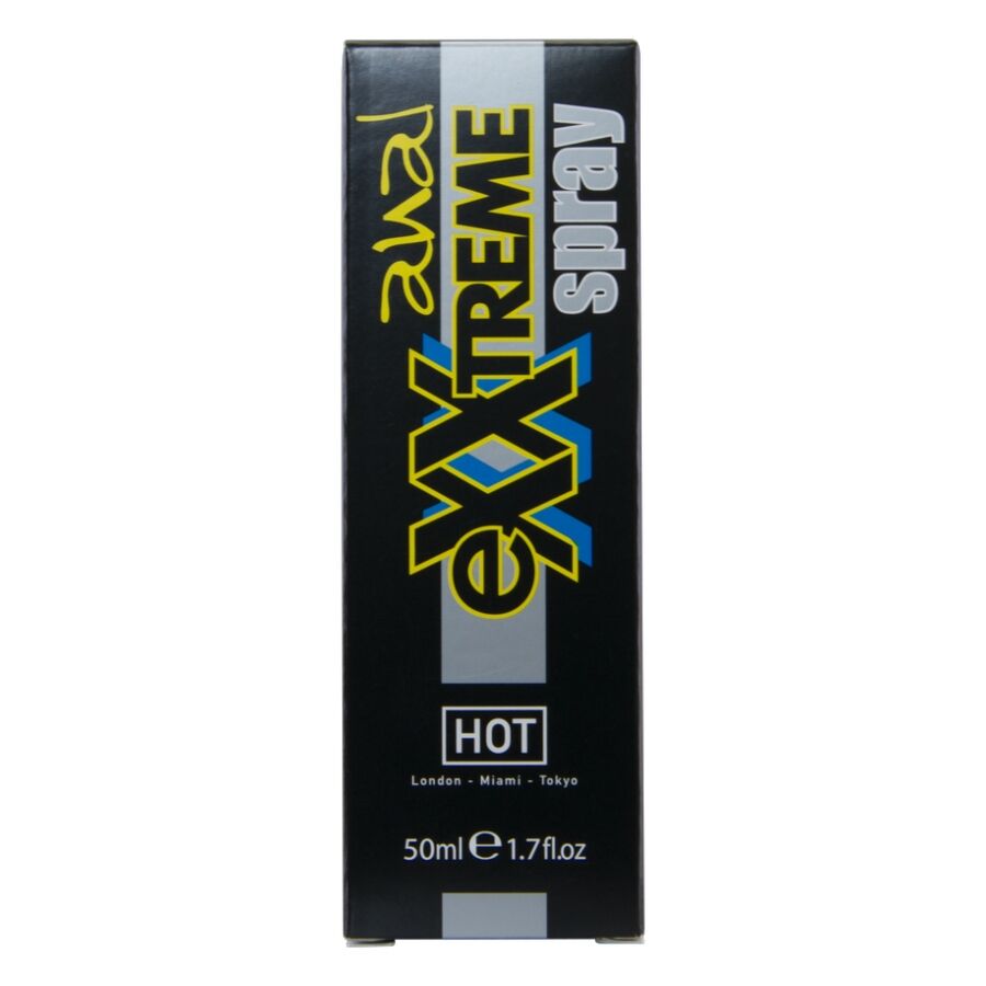 Hot Extreme 50 50 ml - Lubrificante, kit da 3 - in mano per le dimensioni