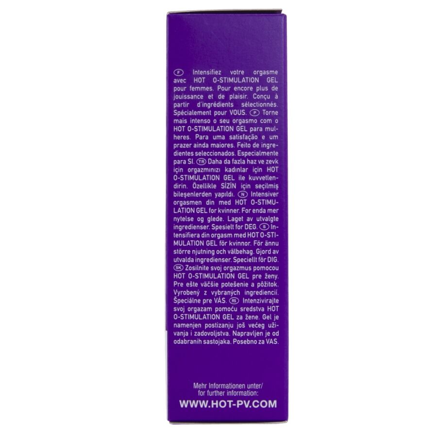 Hot Gel O Stimolante - Accessorio intimo - in mano per le dimensioni