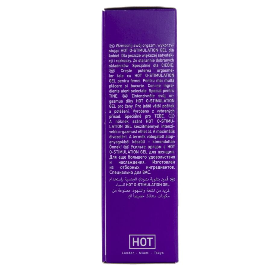 Hot Gel O Stimolante - Accessorio intimo - vista frontale