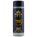 Hot Ambra 100 ml - Olio da massaggio, kit da 3